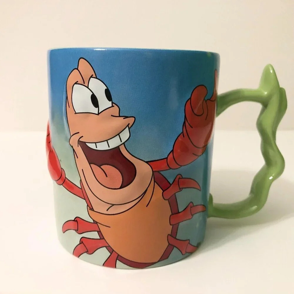 Disneys The Little Mermaid Sebastian and Sea Creatures Coffee Mug Cup